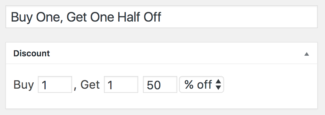 WooCommerce BOGO Screenshot 3