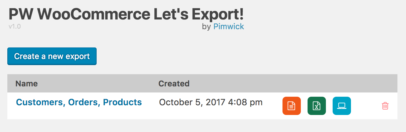 PW WooCommerce Let's Export Screenshot 5