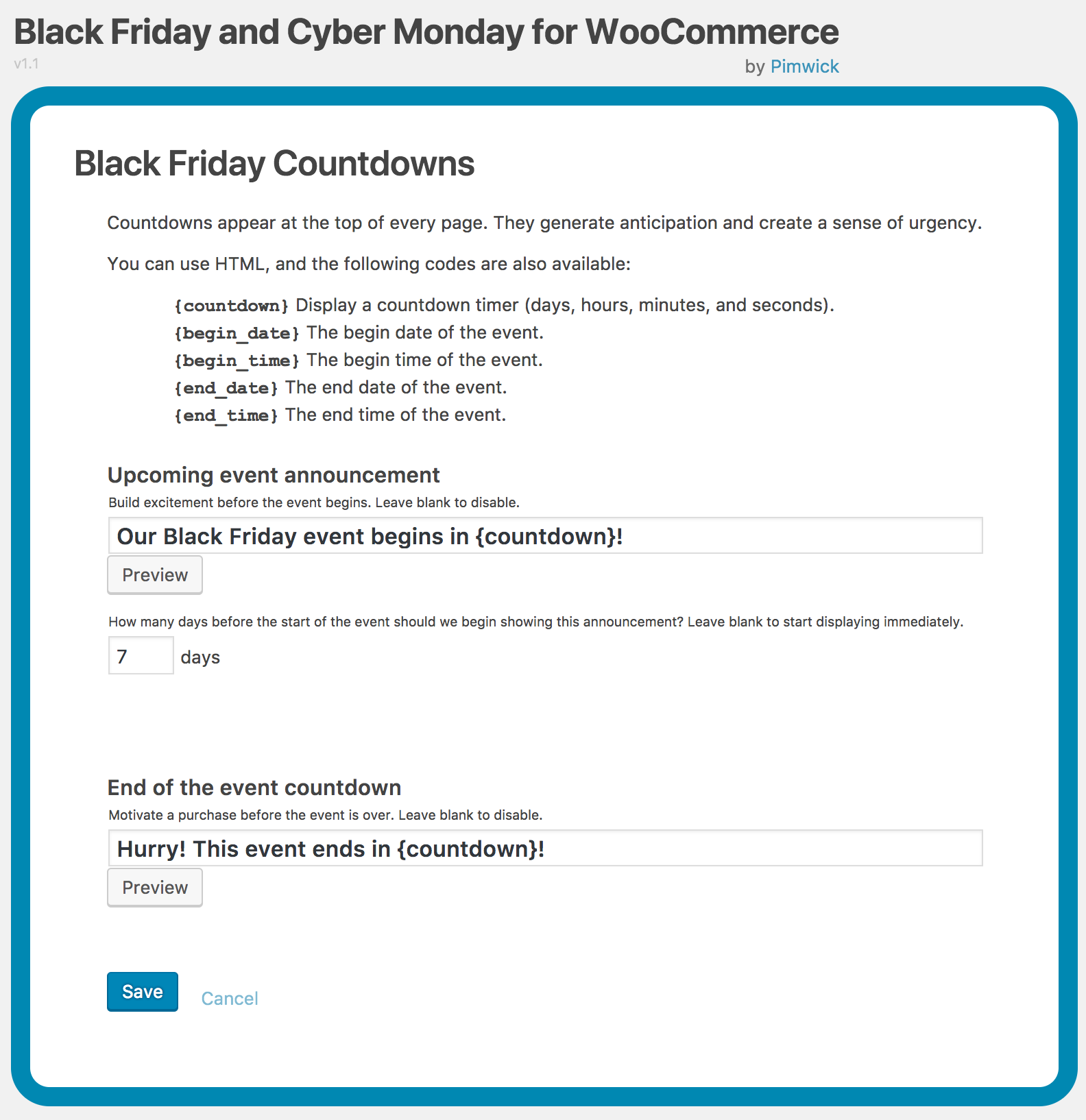 Ofertas de Black Friday e Cyber Monday da PW - Captura de tela