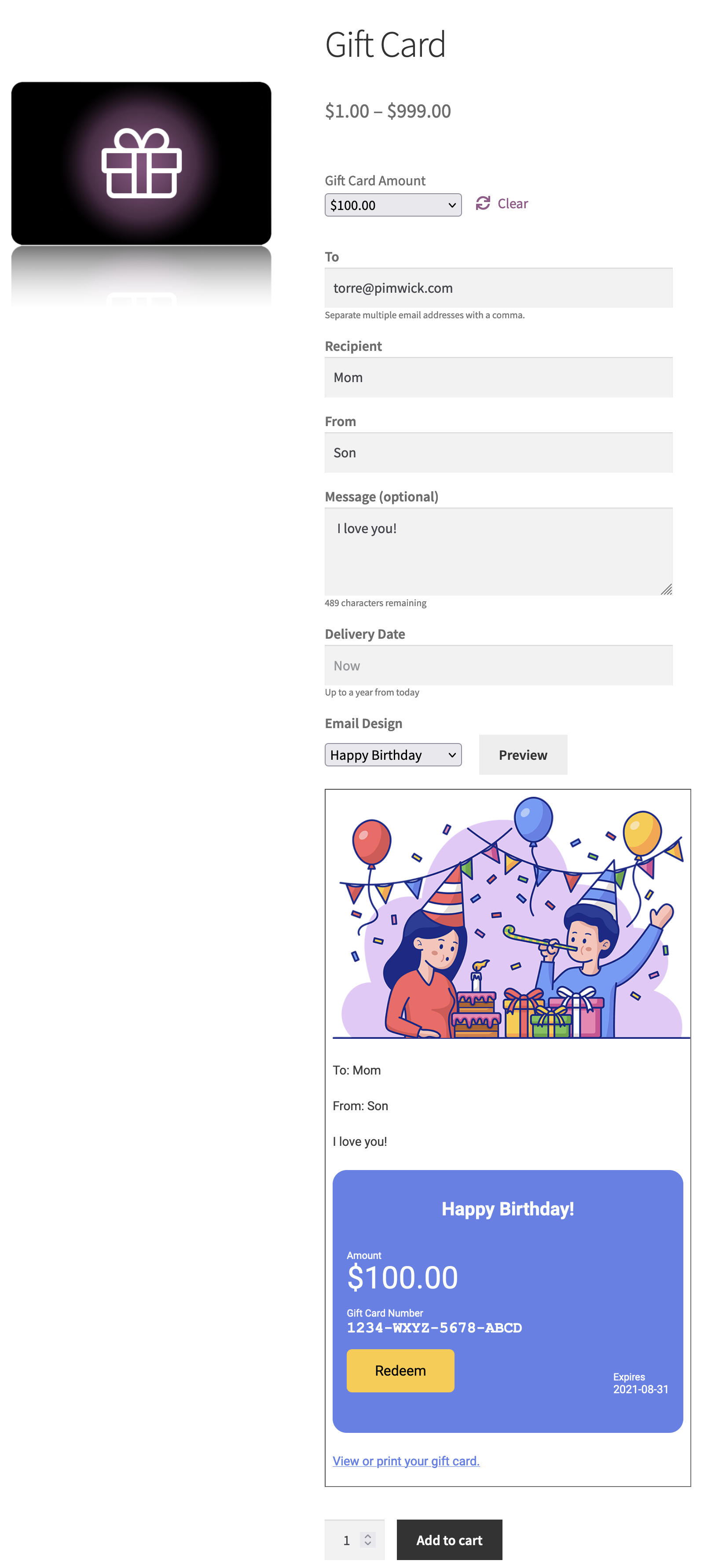 Gift Cards For Your Woocommerce Store Pw Woocommerce Gift Cards Gift Cards For Your Woocommerce Store Pw Woocommerce Gift Cards