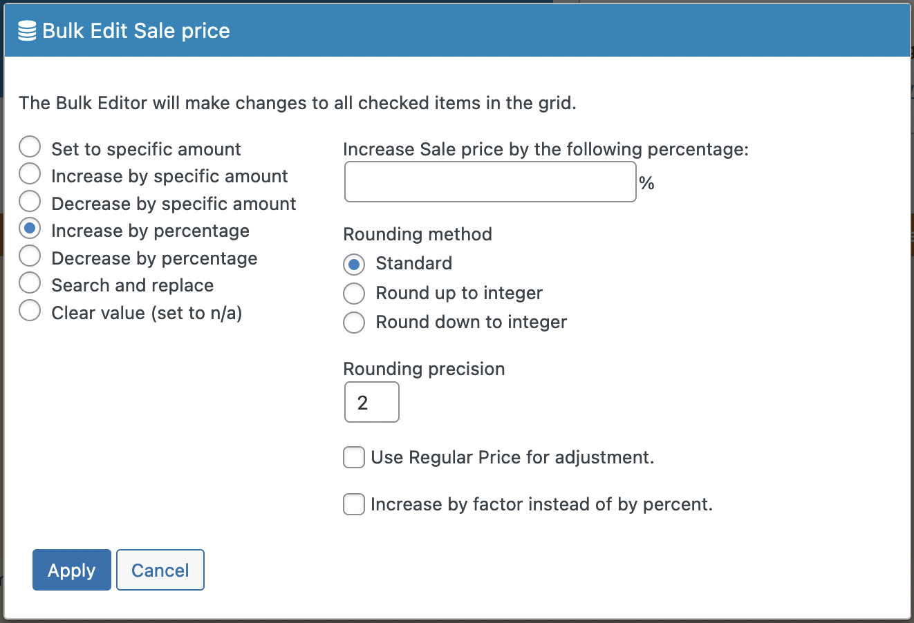 PW WooCommerce Bulk Edit Screenshot